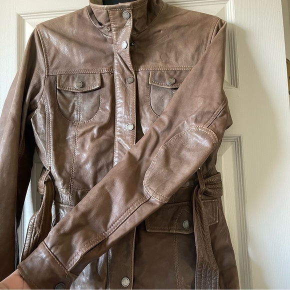 Pelle Studio Brown Leather Jacket - Picture 4 of 16